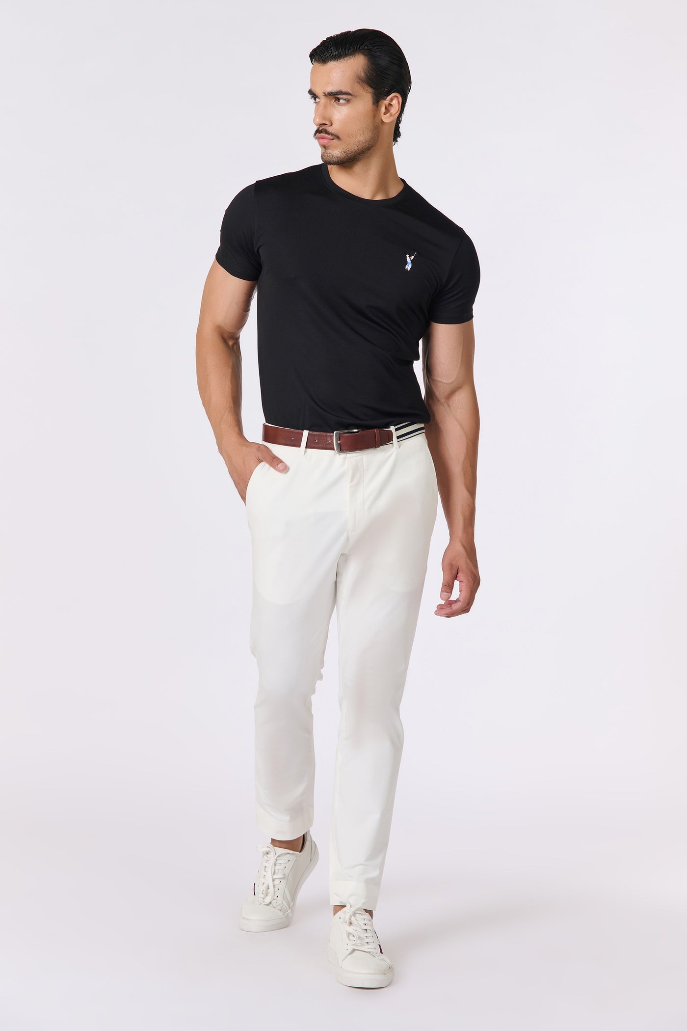 SNCC Navy Batsman Logo T-Shirt