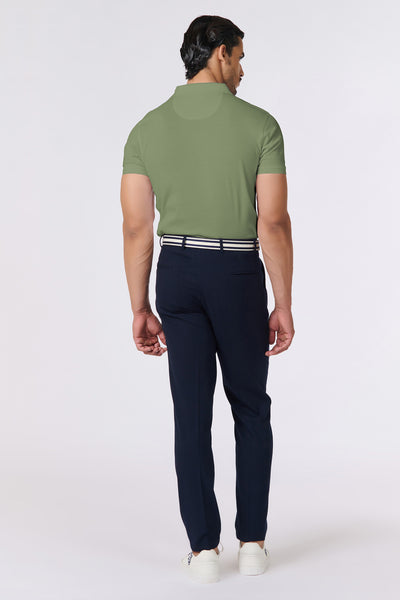 Shantanu & Nikhil Menswear SNCC Sage Supima Pique Knit Shirt indian designer wear online shopping melange singapore
