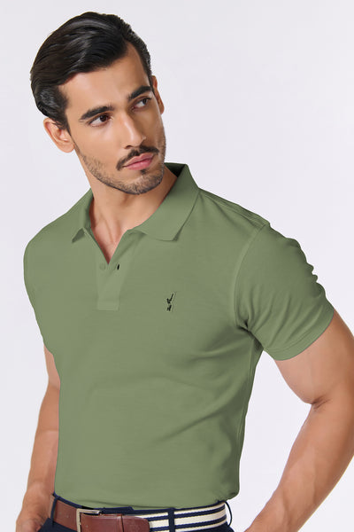 Shantanu & Nikhil Menswear SNCC Sage Supima Pique Knit Shirt indian designer wear online shopping melange singapore