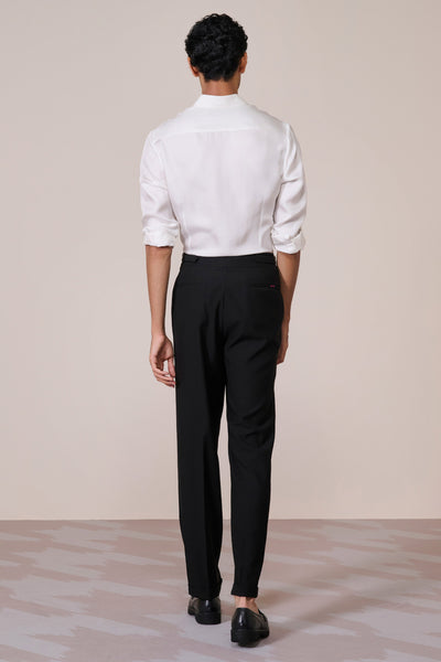 Shantanu & Nikhil Menswear Silk Twill Printed Shirt indian designer wear online shopping melange singapore