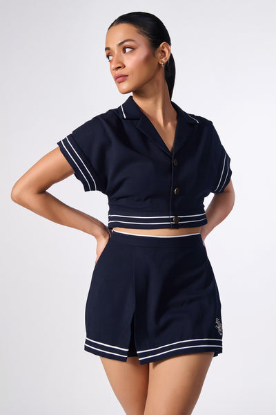 Shantanu & Nikhil SNCC Athletic Divider Skirt indian designer wear online shopping melange singapore