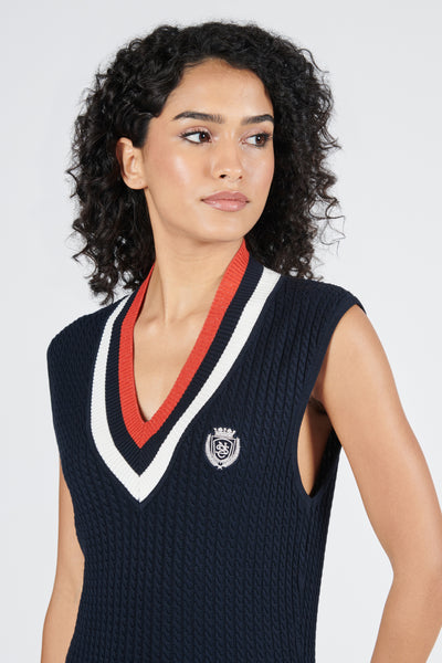 Shantanu & Nikhil SNCC Navy Knitted Dress indian designer wear online shopping melange singapore