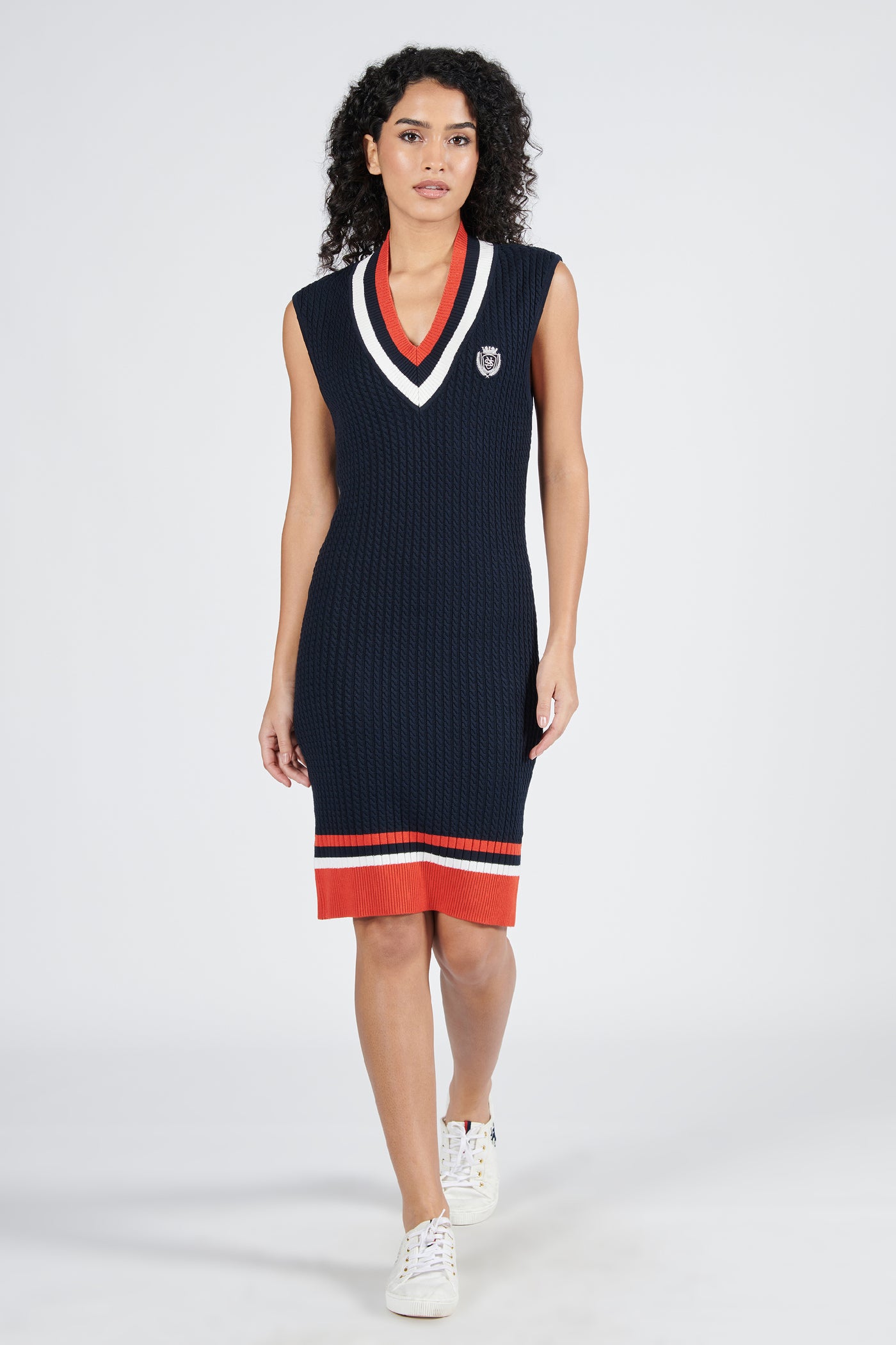 Shantanu & Nikhil SNCC Navy Knitted Dress indian designer wear online shopping melange singapore