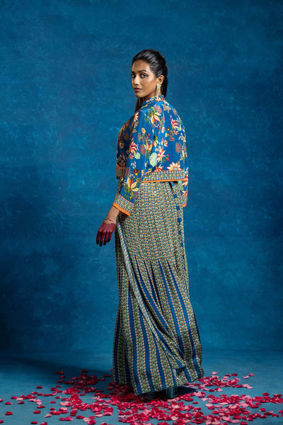 Sougat Paul Aarani Embellished Jumpsuit Set indian designer wear online shopping melange singapore 