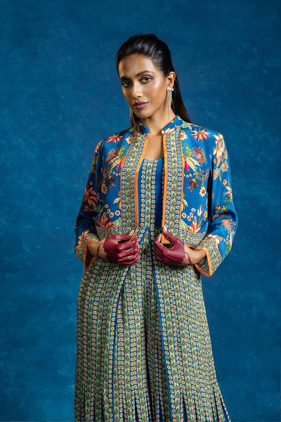 Sougat Paul Aarani Embellished Jumpsuit Set indian designer wear online shopping melange singapore 