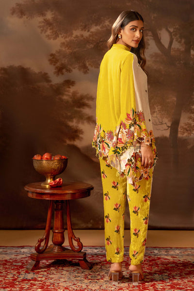 Sougat Paul Aarani Embroidered Co-ord Set indian designer wear online shopping melange singapore