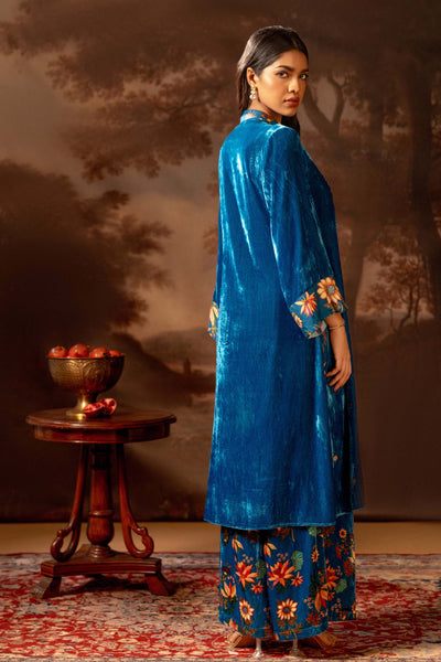 Sougat Paul Aarani Embroidered Kurta Set indian designer wear online shopping melange singapore
