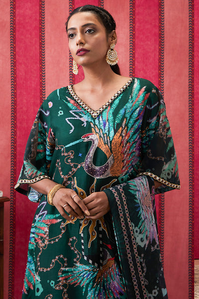 Sougat Paul Aisha Embroidered Kurta Set indian designer wear online shopping melange singapore