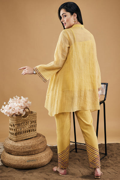 Sougat Paul Azra Embellished Kurta Set indian designer wear online shopping melange singapore