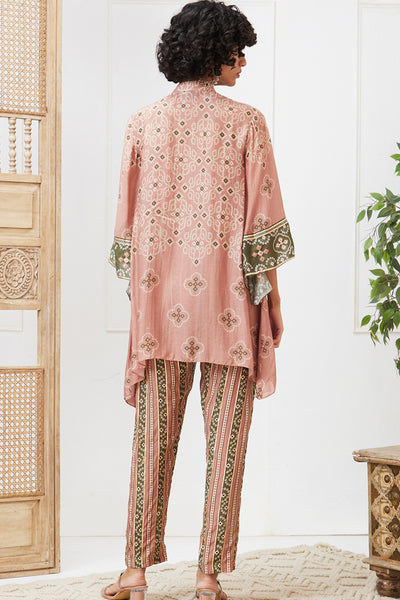 Sougat Paul Bandej Printed Co-ord Set indian designer wear online shopping melange singapore