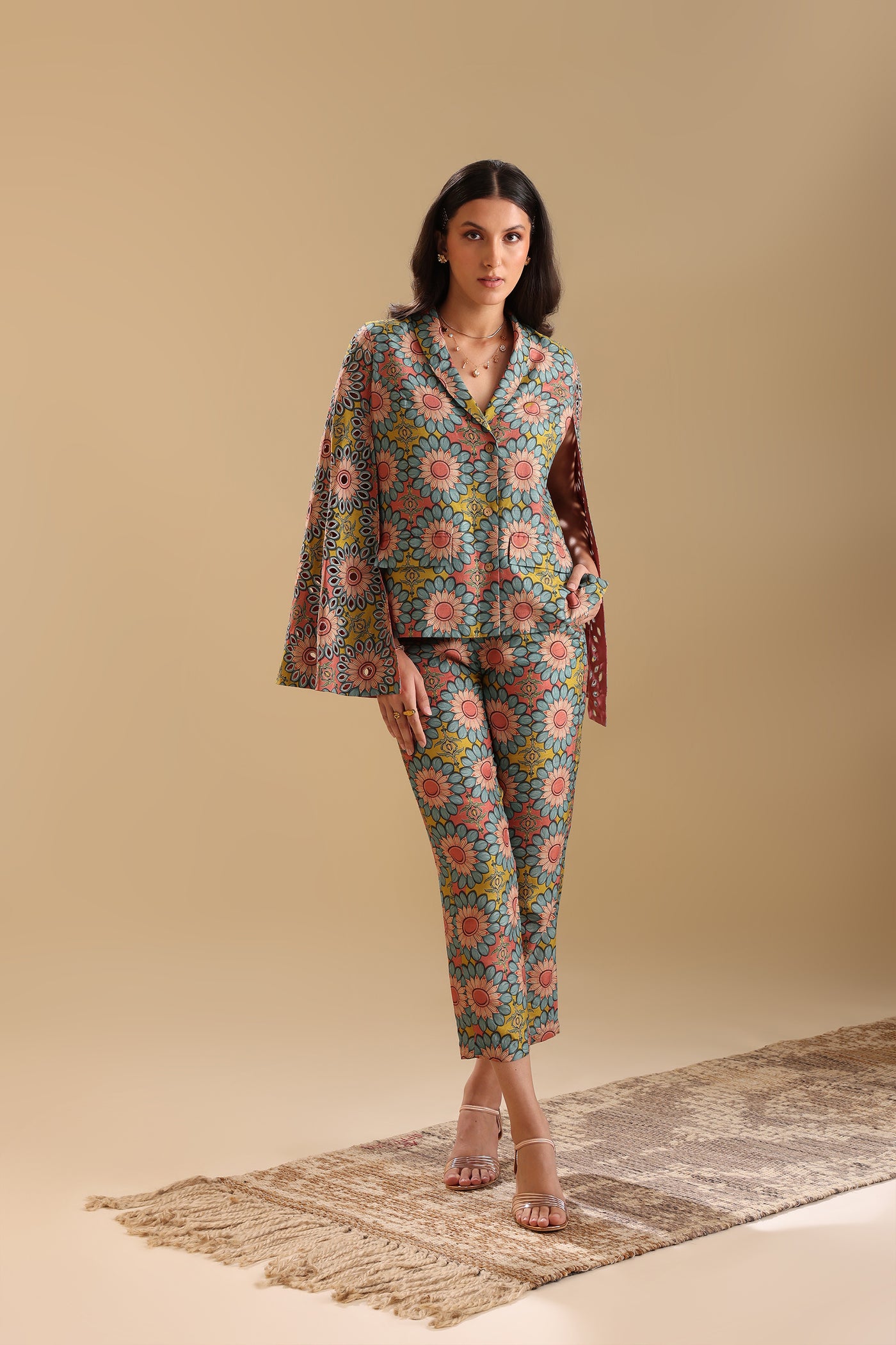 Sougat Paul Eraya Embellished Balzer Set indian designer wear online shopping melange singapore