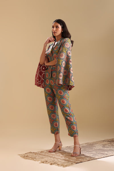 Sougat Paul Eraya Embellished Balzer Set indian designer wear online shopping melange singapore