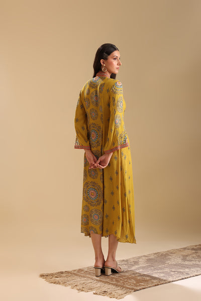 Sougat Paul Eraya Embellished V-neck Dress indian designer wear online shopping melange singapore