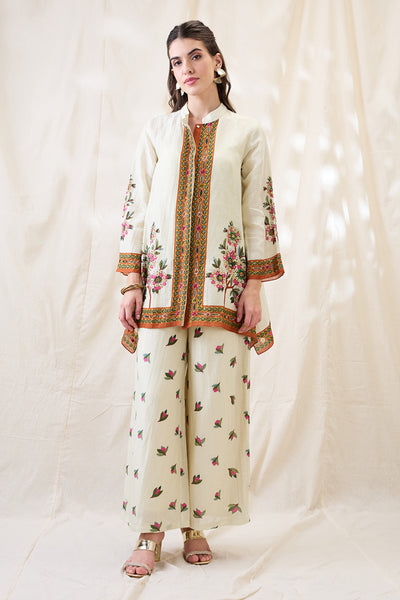 Sougat Paul Gulazaar Embroidered Kurta Set indian designer wear online shopping melange singapore 