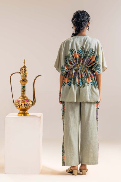 Sougat Paul Kaira Embellised Kaftan Set indian designer wear online shopping melange singapore