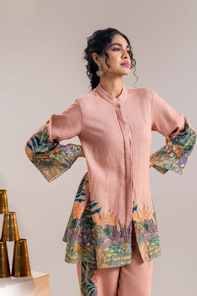 Sougat Paul Kaira Embellished Kurta Set indian designer wear online shopping melange singapore