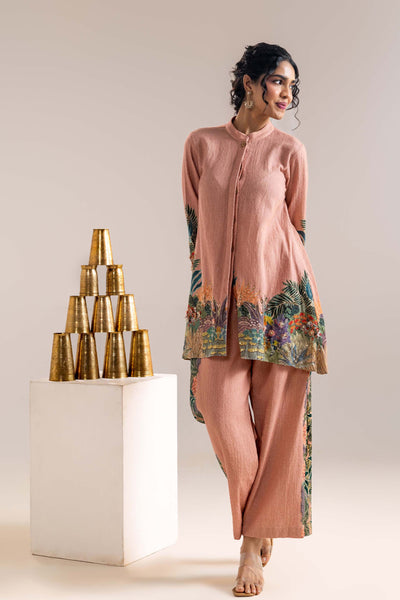 Sougat Paul Kaira Embellished Kurta Set indian designer wear online shopping melange singapore