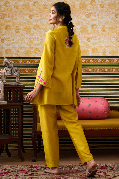 Sougat Paul Meher Applique Co-Ord Set indian designer wear online shopping melange singapore