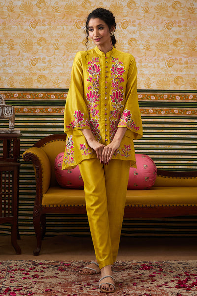 Sougat Paul Meher Applique Co-Ord Set indian designer wear online shopping melange singapore