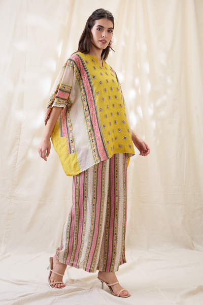Sougat Paul Nooma Printed Kimono Co-ord Set Indian designer wear online shopping melange singapore