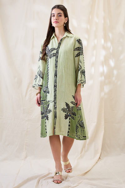 Sougat Paul Noorani Embellished Boxy Dress Indian designer wear online shopping melange singapore