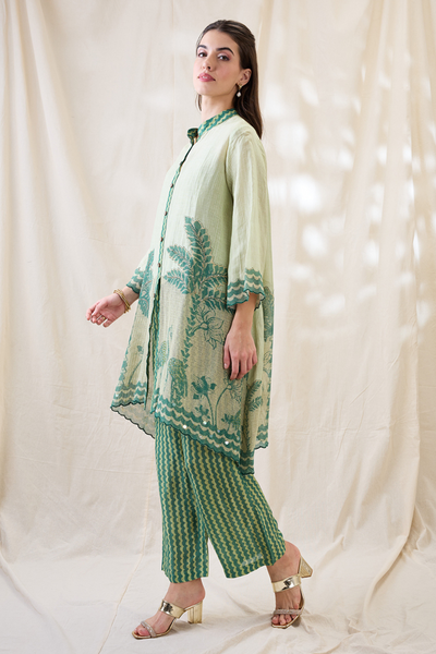 Sougat Paul Noorani Embellished Kurta Set Indian designer wear online shopping melange singapore