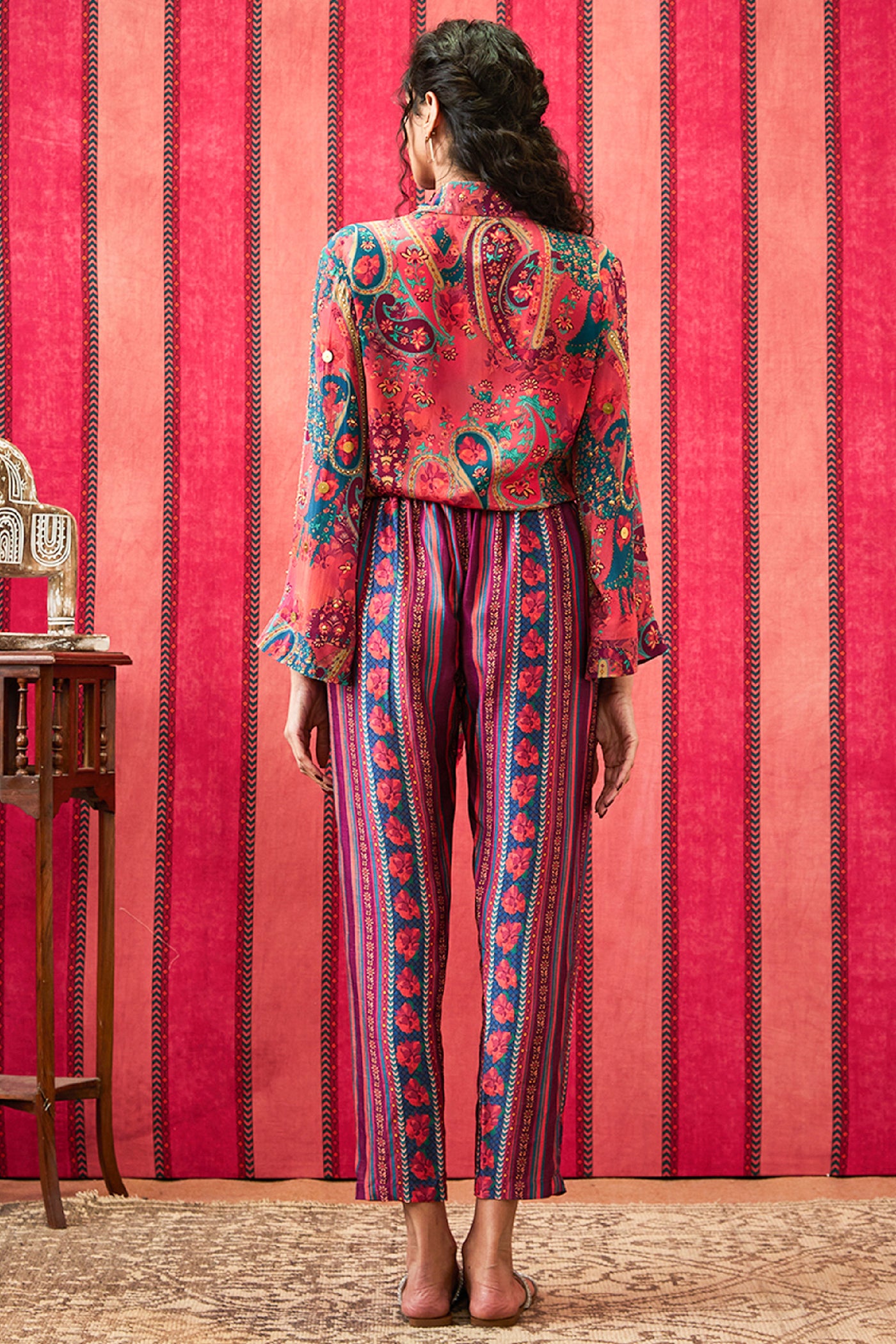 Sougat Paul Qala Embellished Co-ord Set indian designer wear online shopping melange singapore