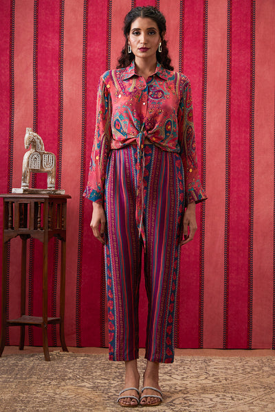 Sougat Paul Qala Embellished Co-ord Set indian designer wear online shopping melange singapore
