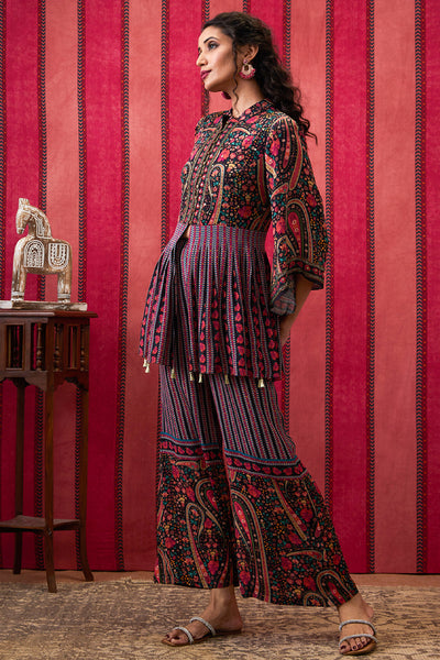 Sougat Paul Qala Embroidered Kurta Set indian designer wear online shopping melange singapore