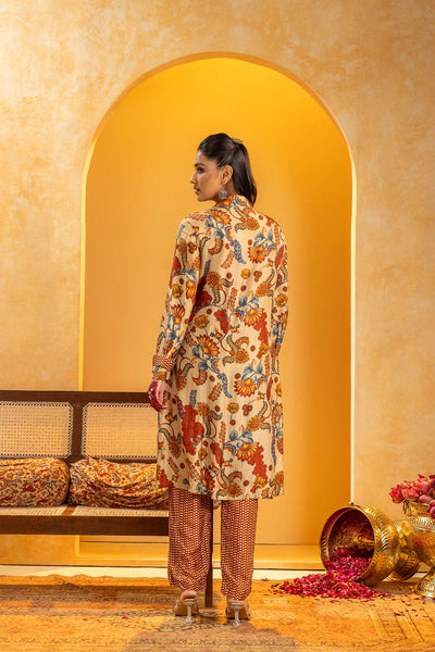 Sougat Paul Rangtara Embellished Layered Kurta Set indian designer wear online shopping melange singapore 