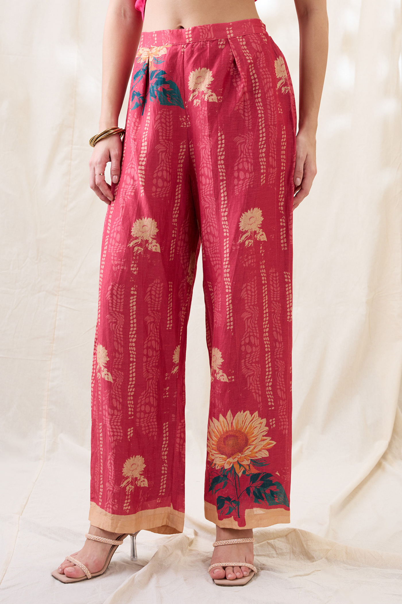 Sougat Paul Ravya Embroidered Co-ord Set Indian designer wear online shopping melange singapore