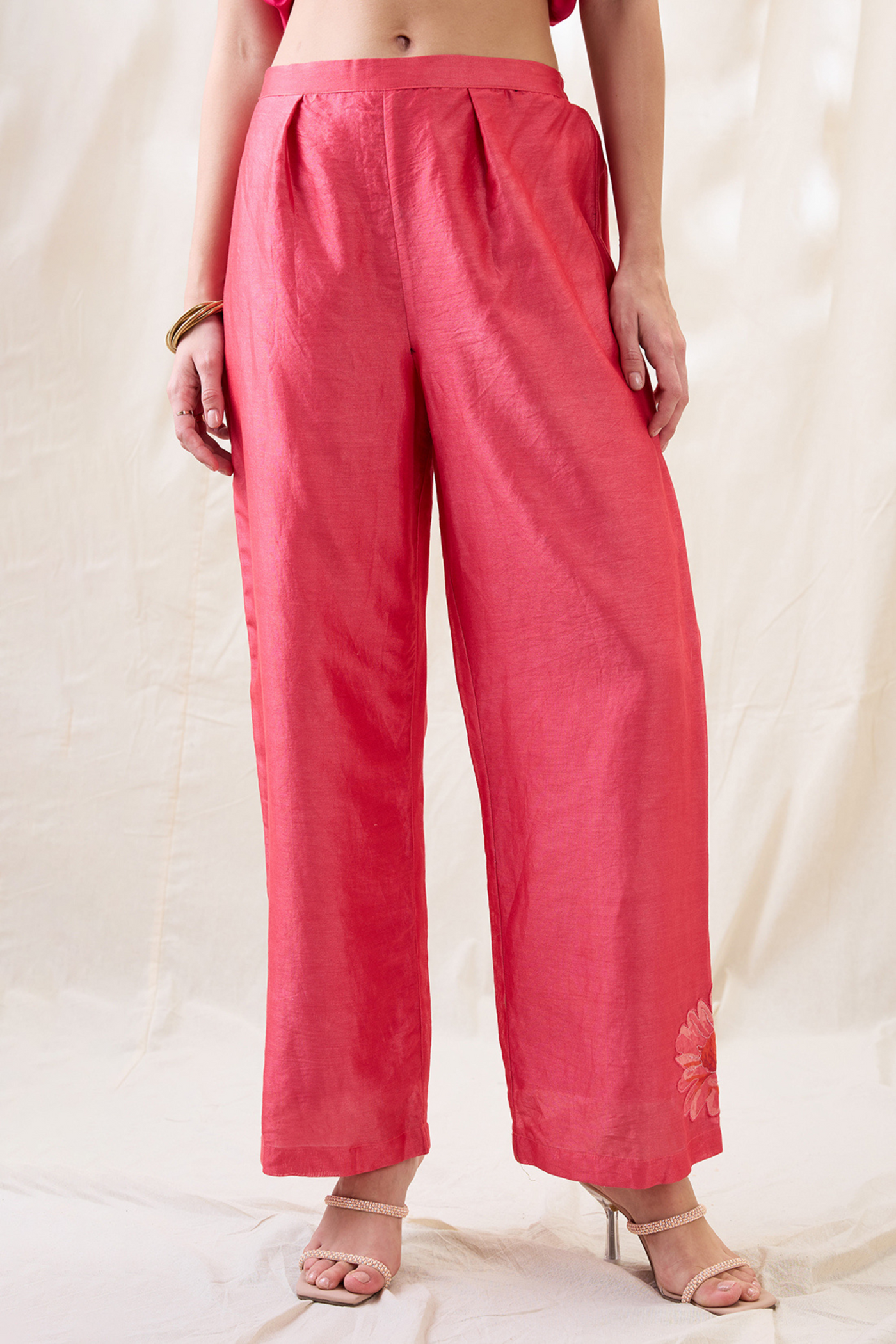 Sougat Paul Ravya Ravya Appliqued Co-ord Set Indian designer wear online shopping melange singapore