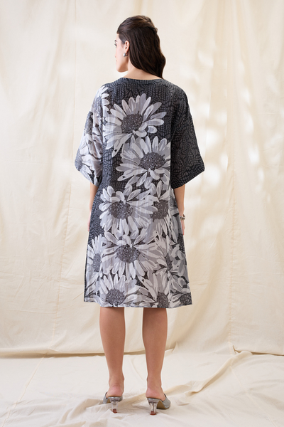 Sougat Paul Ravya Embellished Boxy Dress Indian designer wear online shopping melange singapore