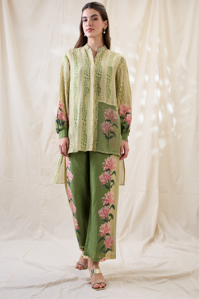 Sougat Paul Ravya Embellished Co-ord Set Indian designer wear online shopping melange singapore