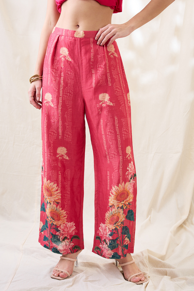 Sougat Paul Ravya Embroidered Kimono Co-ord Set Indian designer wear online shopping melange singapore