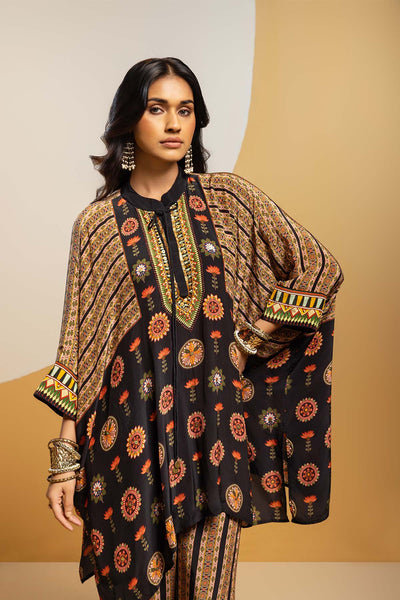 Sougat Paul Taarani Embellished Kimono Kurta Set indian designer wear online shopping melange singapore 