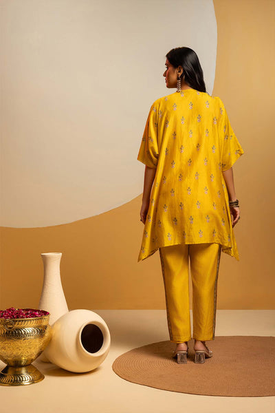 Sougat Paul Taarani Embellished V-neck Kurta Set indian designer wear online shopping melange singapore 
