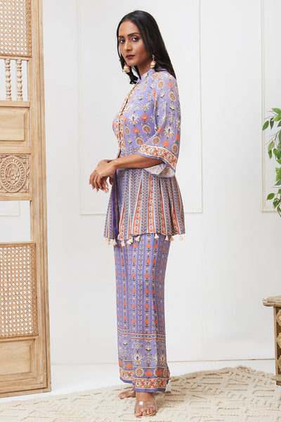 Sougat Paul Tabriz Embroidered Kurta Set indian designer wear online shopping melange singapore