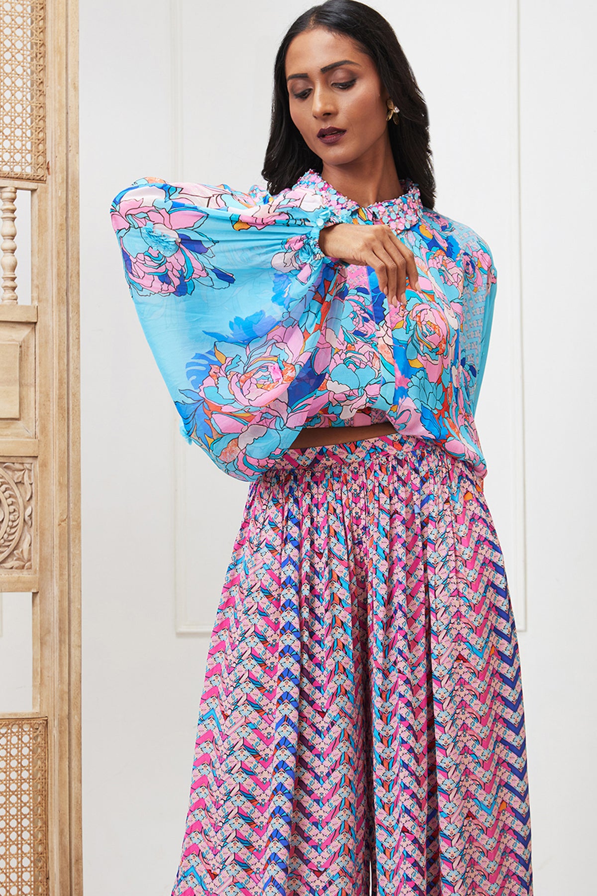 Zaynab Embellished Co- Ord Set – Melange Singapore