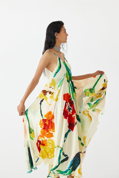 Studio Rigu Monet Strappy Dress indian designer wear online shopping melange singapore