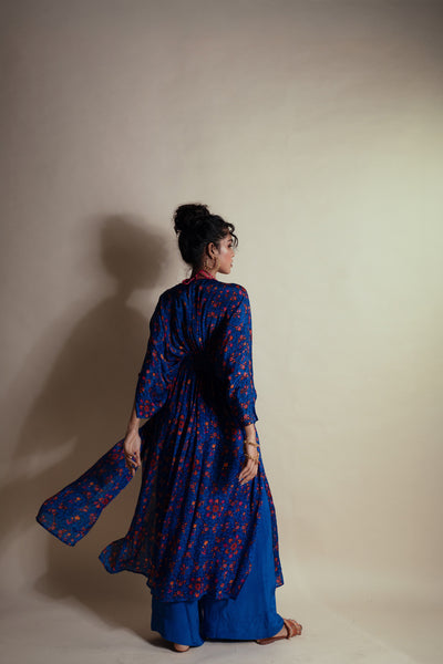 Style Junkie Ink Bloom Duster indian designer wear online shopping melange singapore