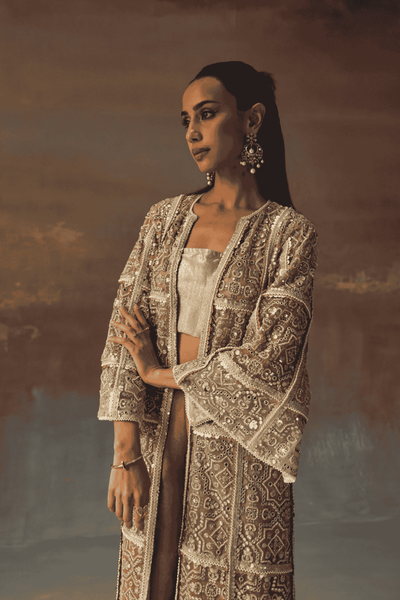 Twenty Nine Bandeau indian designer wear online shopping melange singapore 
