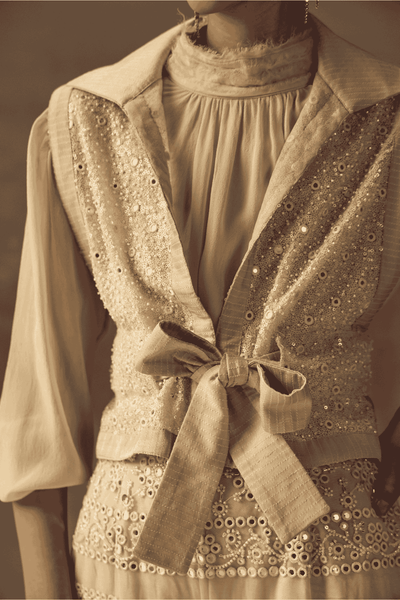 Twenty Nine Georgette Shirt indian designer wear online shopping melange singapore 