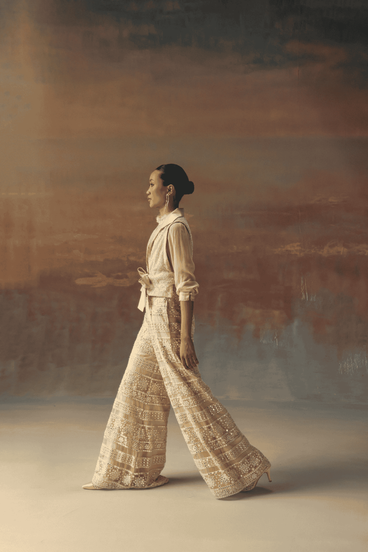 Twenty Nine Georgette Shirt indian designer wear online shopping melange singapore 