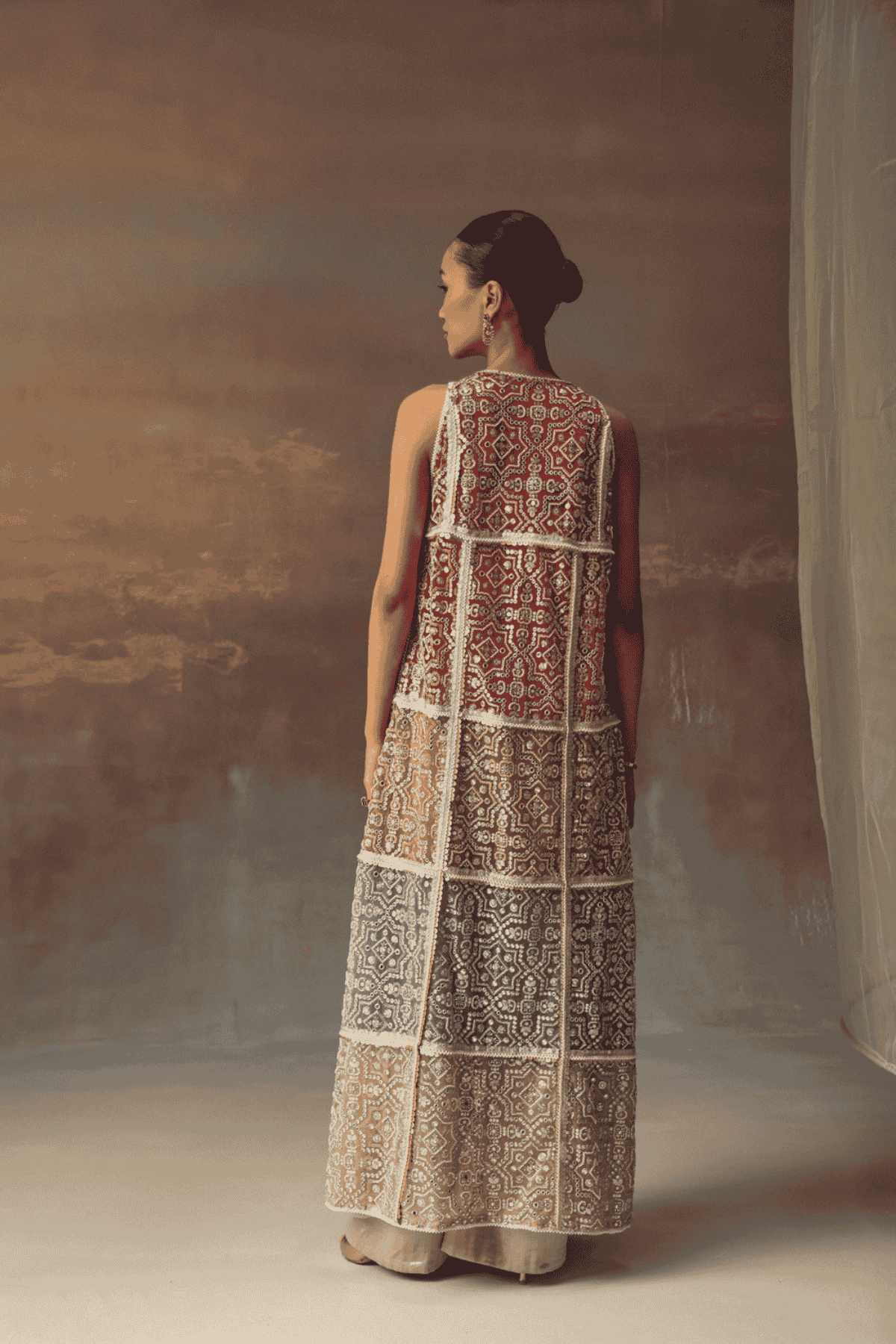 Twenty Nine Brocade Palazzos indian designer wear online shopping melange singapore 