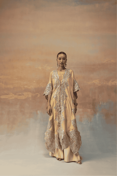 Twenty Nine Brocade Palazzos indian designer wear online shopping melange singapore 