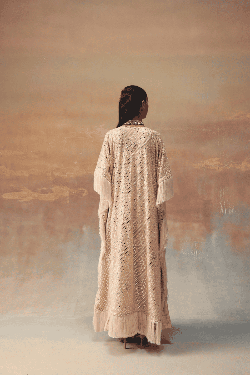 Twenty Nine Tassle Kaftan indian designer wear online shopping melange singapore 