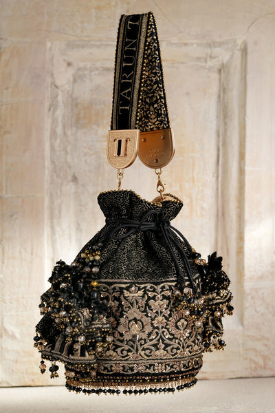 Tarun Tahiliani Accessories Embroidered Potli indian designer wear online shopping melange singapore 