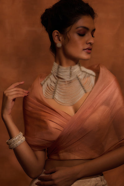 Tarun Tahiliani Jewellery Silver Bangle Ivory Gold indian designer wear online shopping melange singapore