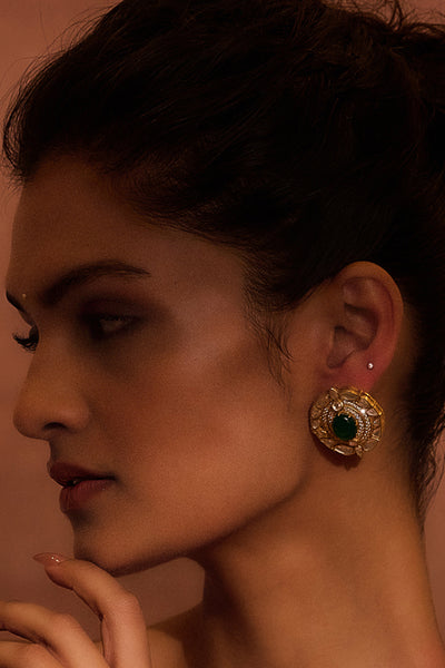 Tarun Tahiliani Jewellery Silver Earring indian designer wear online shopping melange singapore